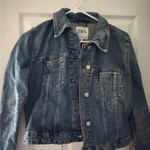 ZARA Light Blue Washed Denim Jacket